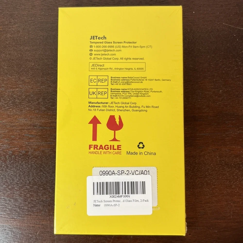 Jetech protectors package